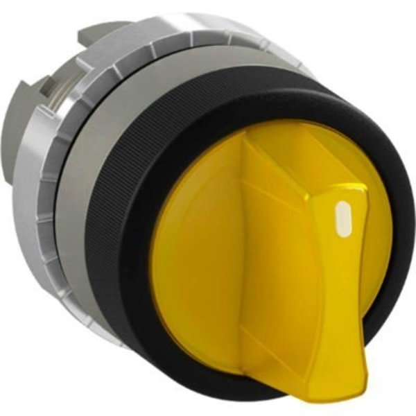 Springer Controls Co ABB Illuminated Selector, 22mm, Yellow, Z CAM, P9M-SLZ3G P9M-SLZ3G